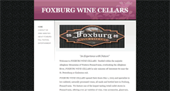 Desktop Screenshot of foxburgwine.com